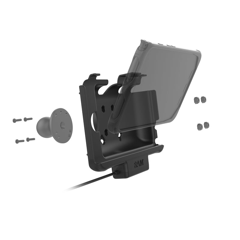 RAM EZ-Roll'r Powered Dock for Samsung Tab Active5, 3 & 2