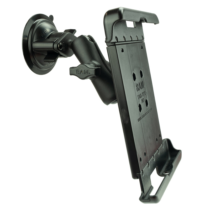 RAM Suction Cup Mount for iPad mini & Other 8" Tablets with Heavy Duty Case / part RAM-B-166-TAB29U