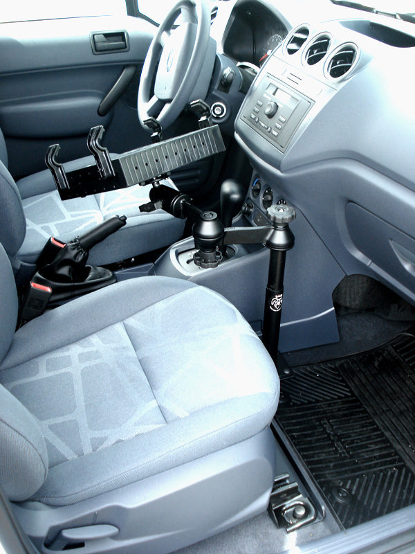 RAM No-Drill Laptop Mount for Dodge Caravan / Ford Transit Connect