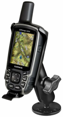 RAM Drill Down 1" Ball Mount for Garmin Astro 320, GPSMAP 62 and 64 Series