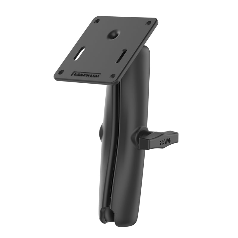 RAM 75mm x 75mm VESA Plate with 1.5" Ball and Long Arm