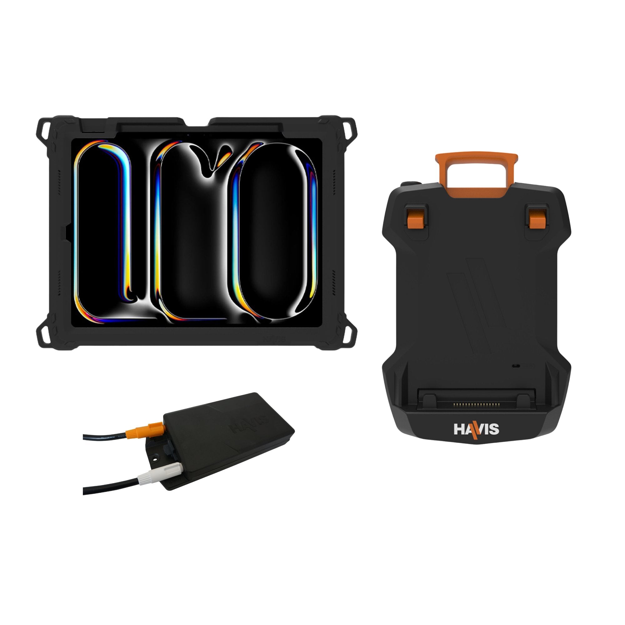 iPad Pro 13 Docking Station Package – Rugged Havis Dock, Case & DC Power Supply | Havis