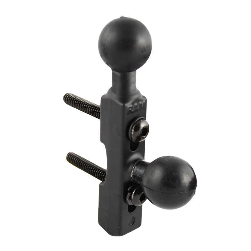 RAM Motorcycle Brake/Clutch Reservoir Double Ball Base with B Size 1" Balls | RAM-B-309-6U