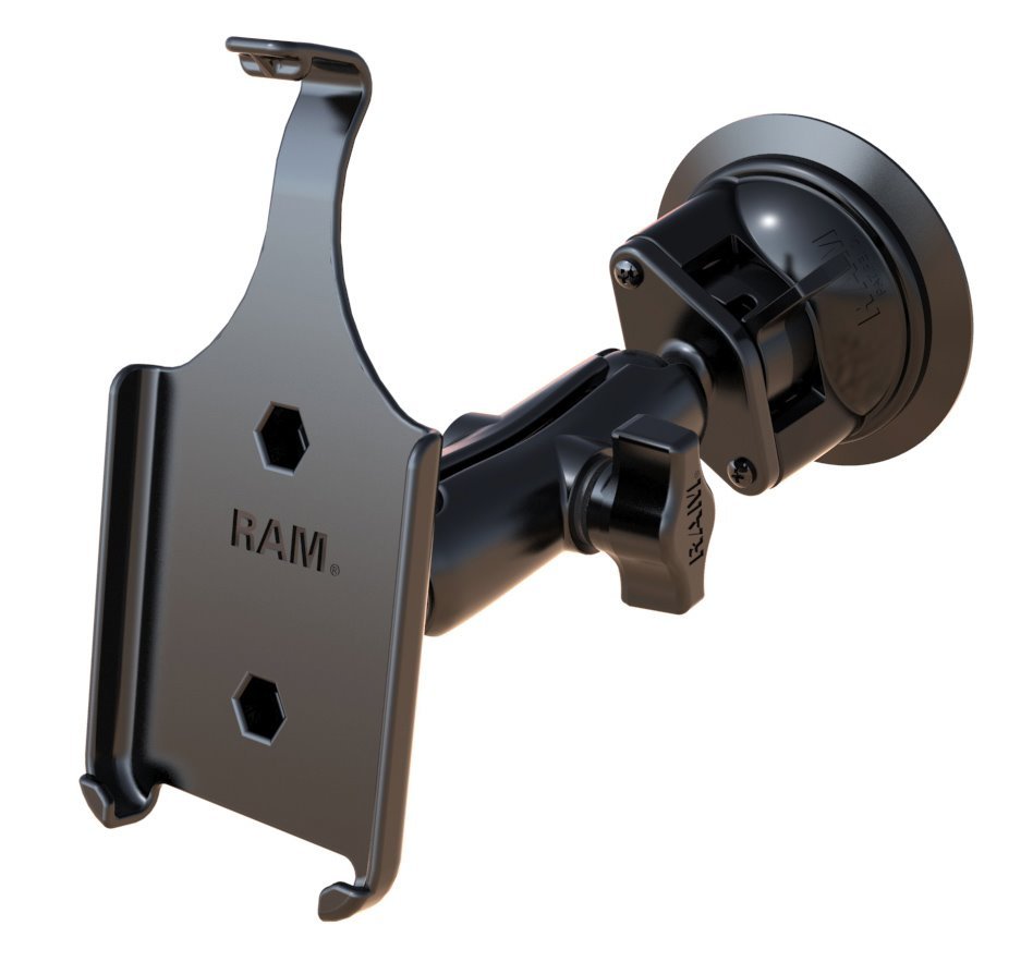 RAM Twist-Lock Suction Cup 1" Ball Mount for iPhone Xs Max, 7 & 6 Plus
