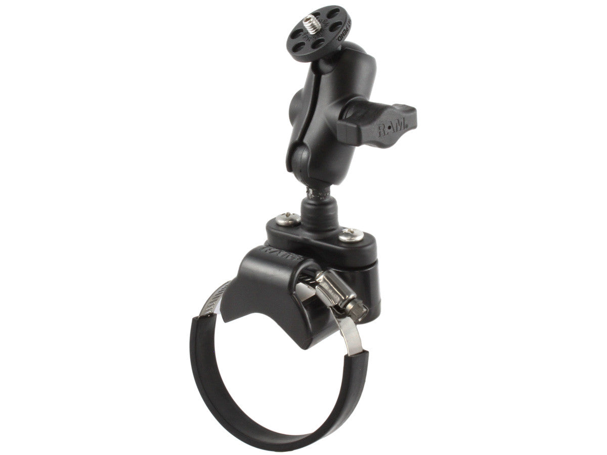 RAM ATV / UTV Rail Short Mount with Threaded 1/4"-20 Camera Adapter