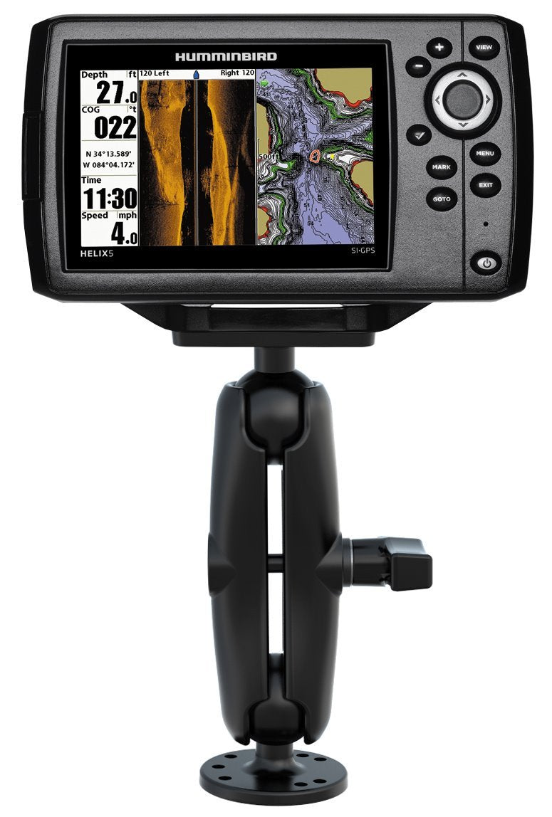 RAM Flat Surface Drill Down 1.5" Ball Mount for Humminbird Helix 5