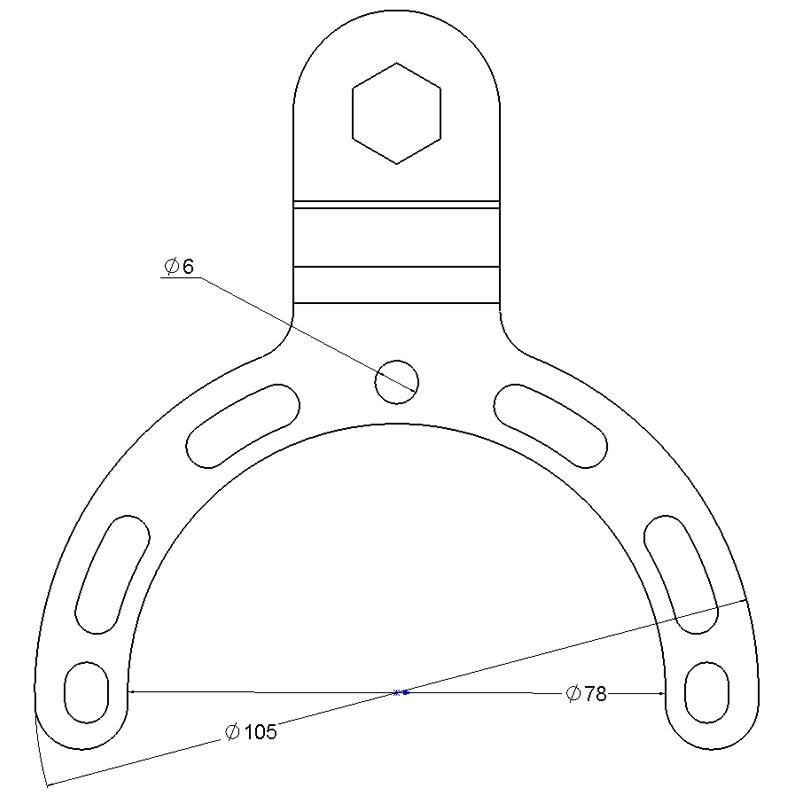 RAM Motorcycle Gas Tank Small Base Mount w/ X-Grip Holder f/ Larger Phones GPS