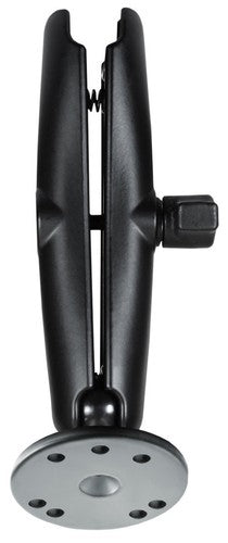 Ram Long Double Socket Arm with Round Base and 1" Ball