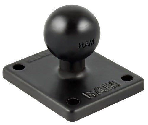 RAM® B Size 1" Ball Adapter with 2" x 1.7" AMPS Plate Base – RAM-B-347U
