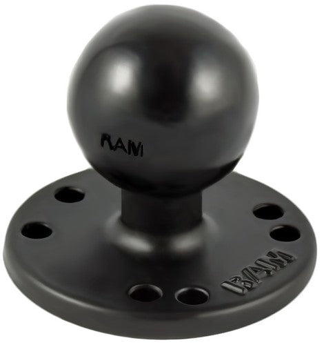 RAM® 2.5" Round Base Plate with 1.5" Ball – C- Size & AMPS Compatible