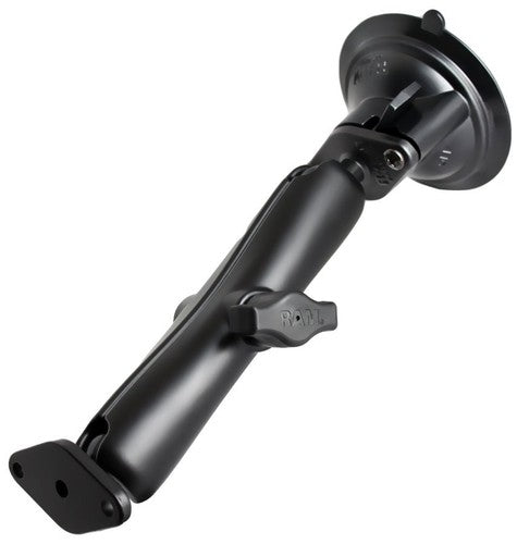 RAM Twist-Lock Suction Cup 1" Ball Long Mount with Diamond Base