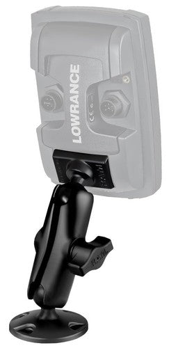 RAM® Composite Drill-Down 1" Ball Mount with Quick Release Adapter for Lowrance Elite-4 & Mark-4