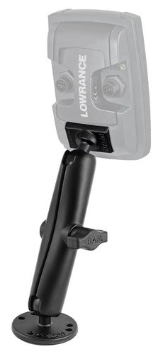 RAM 1" Ball Long Mount with Quick Release Adapter for Lowrance Mark 4 & Elite 4