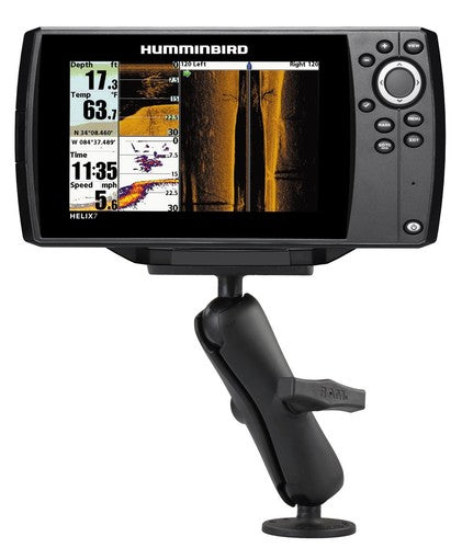 RAM Standard Arm Drill Down 1.5" Ball Mount for Humminbird Helix 7