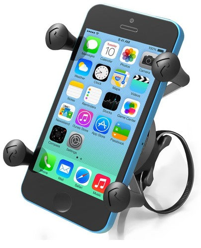 Universal X-Grip Bicycle Phone Mount with EZ-On/Off™ Strap Base – Fits Most Smartphones (RAP-274-1-UN7U)