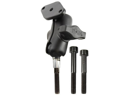 RAM Motorcycle Handlebar Clamp Short Mount with M8 Bolts