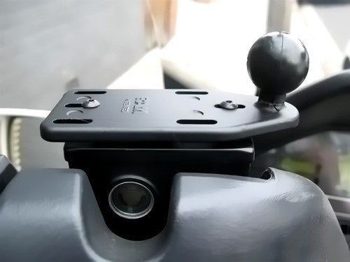 RAM Motorcycle Brake Clutch Reservoir Cover Base with 1" Ball Offset