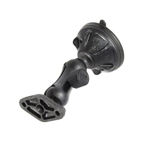 RAM 1" Ball Low Profile Twist Lock Suction Cup Mount