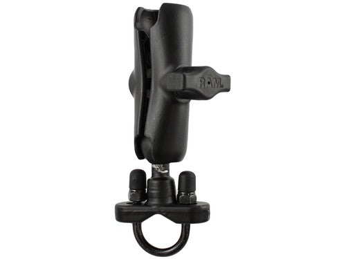 RAM 1" Ball U-Bolt Base with Standard Size Double Socket Arm