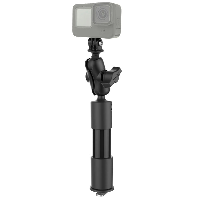 RAM 9" Tough-Pole Track Mount for GoPro and Other Action Cams