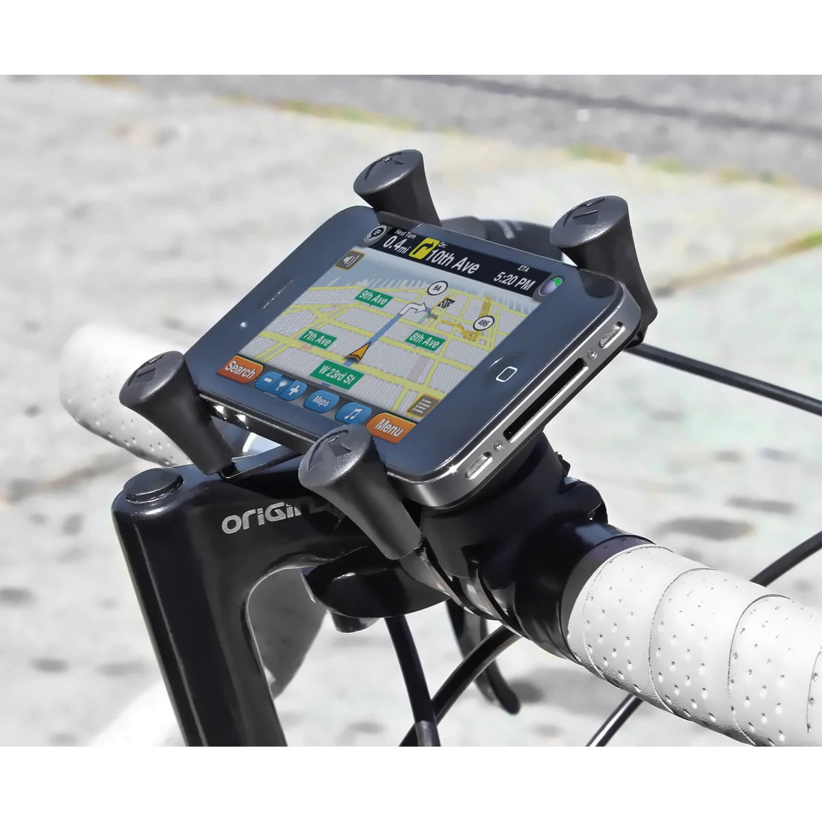 Universal X-Grip Bicycle Phone Mount with EZ-On/Off™ Strap Base – Fits Most Smartphones (RAP-274-1-UN7U)