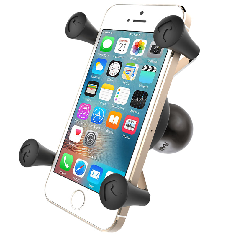 RAM X-Grip Universal Phone Holder – 1.5" C-Size Ball | Rugged Vehicle & Motorcycle Phone Cradle
