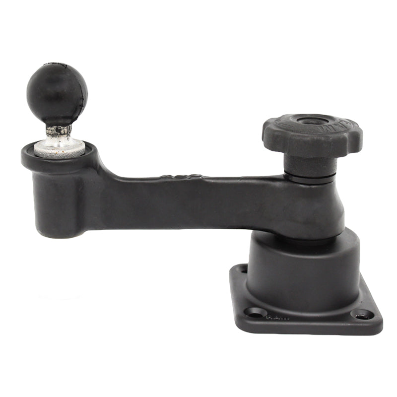 RAM Mount Horizontal Marine Base with 6" Swing Straight Arm and 1.5" Ball