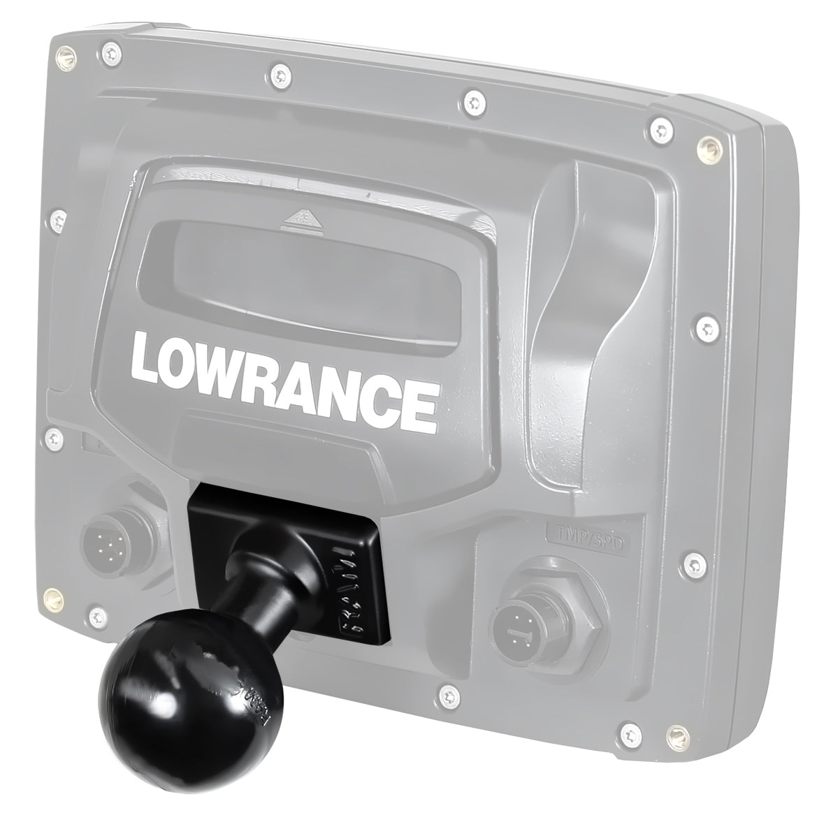 RAM Quick Release Adapter for Lowrance Elite 5 & 7 Ti Fish Finders with C Size 1.5" Ball | RAM-202U-LO11