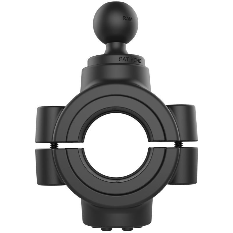 RAM Torque Base w/ 1" Pin-Lock Ball fits Large 1.5" – 2" Diameter Rails and Bars