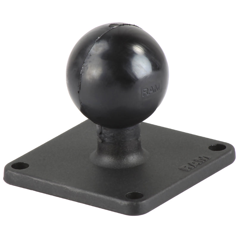 RAM Mount 2.5" x 2.5" Square Base with 1.5" Ball