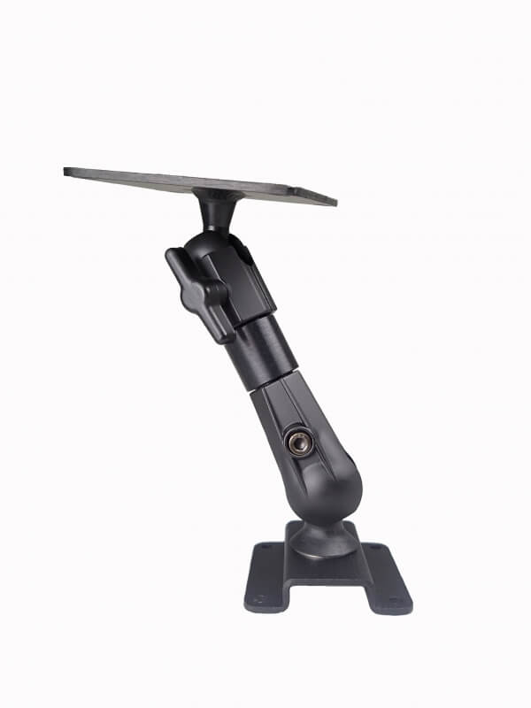Havis Rugged Articulating Dual Ball Drill Down Mount with 75mm VESA Plate