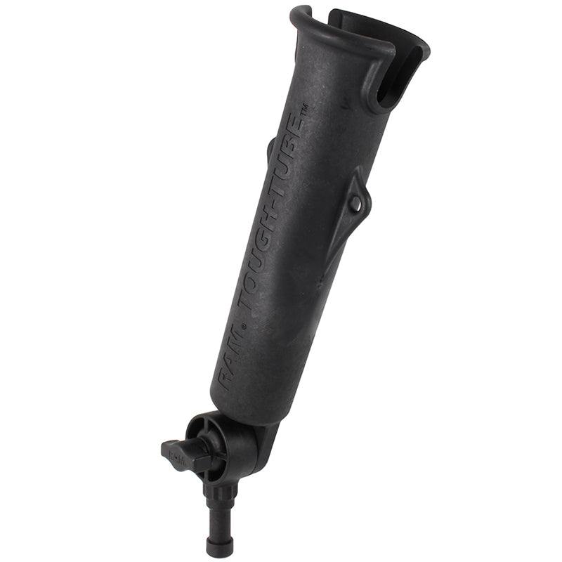 RAM Tough-Tube Fishing Rod Holder and 3" Long Ratchet Spline Post Arm
