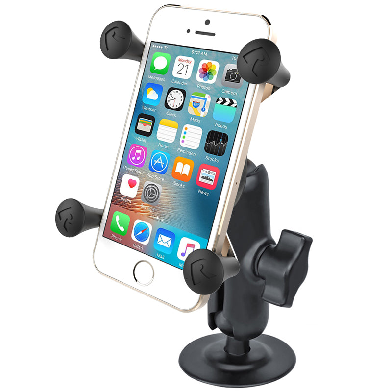 RAM® X-Grip Phone Mount with Flex Adhesive Base and Standard (Medium) Arm – RAP-B-378-UN7U