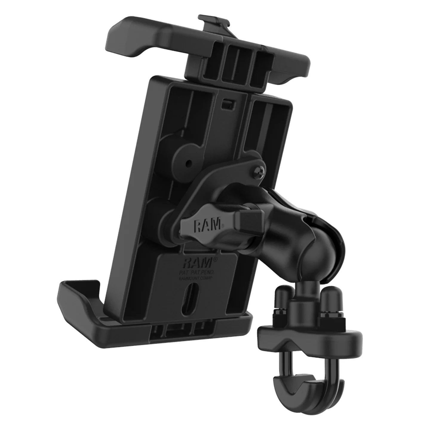 RAM® Quick-Grip™ Pro XL Phone U-Bolt Mount for Handlebars – Short Arm