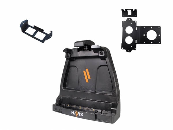 Havis Docking Station Package for Getac K120 Rugged Tablet with Power Supply Mounting Bracket