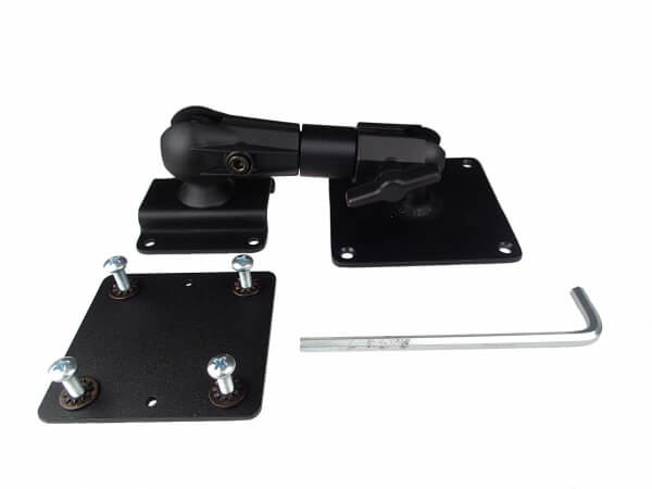 Havis Rugged Articulating Dual Ball Drill Down Mount with 75mm VESA Plate