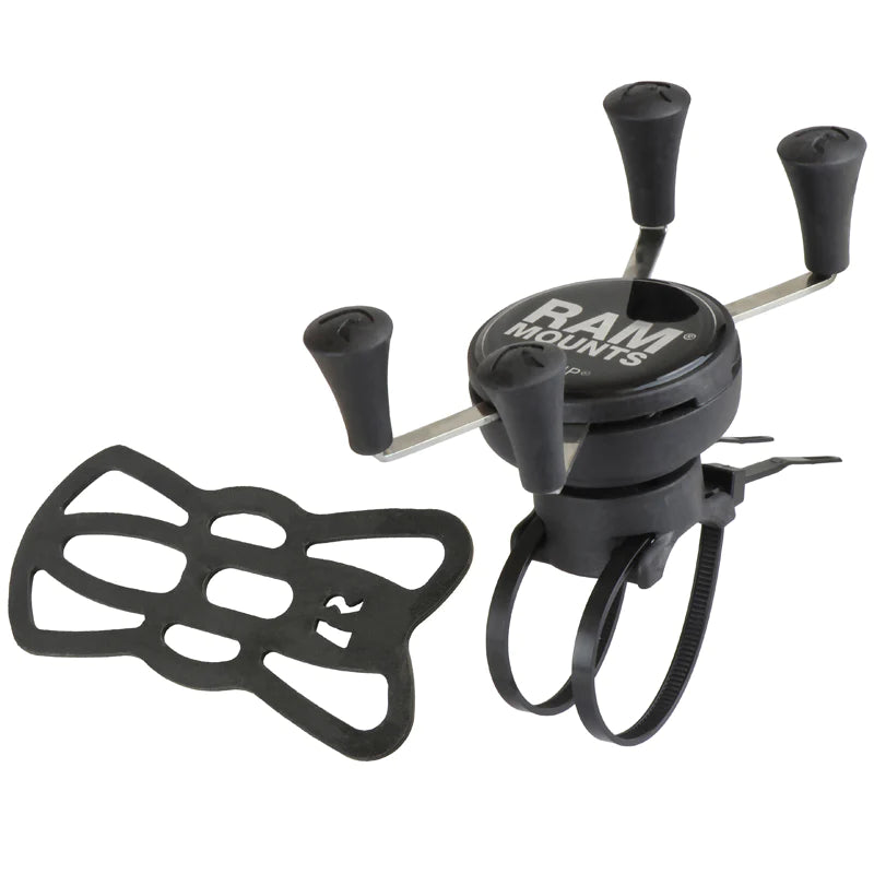 Universal X-Grip Bicycle Phone Mount with EZ-On/Off™ Strap Base – Fits Most Smartphones (RAP-274-1-UN7U)