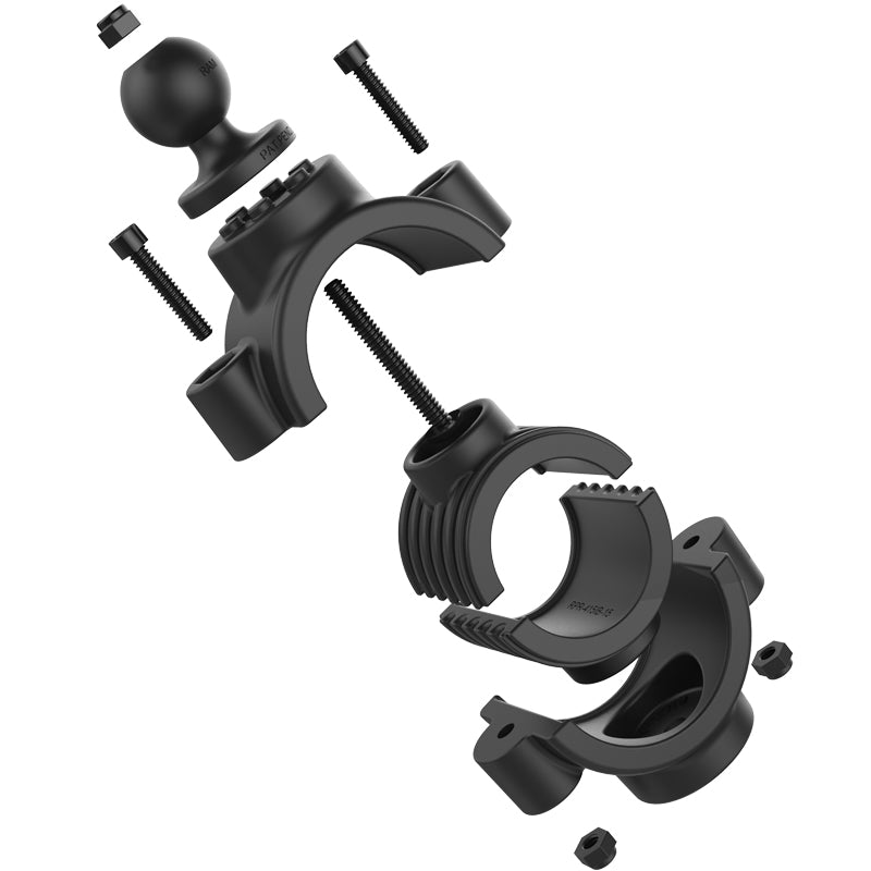RAM Torque Base w/ 1" Pin-Lock Ball fits Large 1.5" – 2" Diameter Rails and Bars