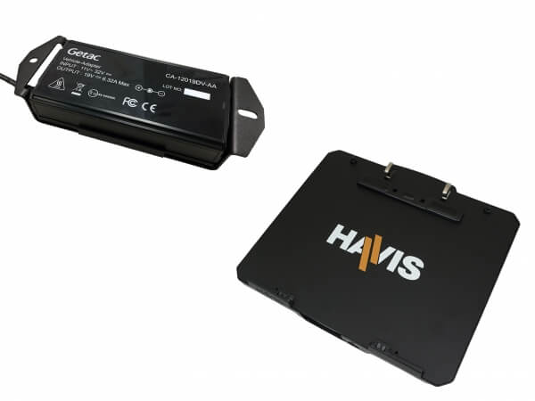 Havis Cradle For Getac K120 Convertible Laptop with External Power Supply