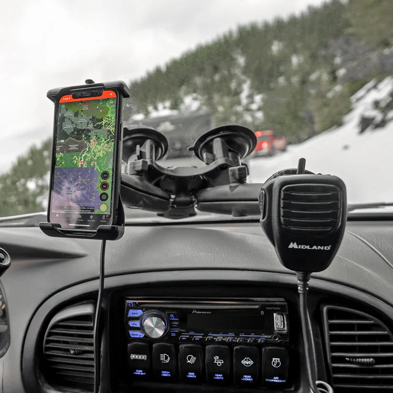 RAM Mounts Universal Microphone Clip Adapter with No-Fail Safety Latch