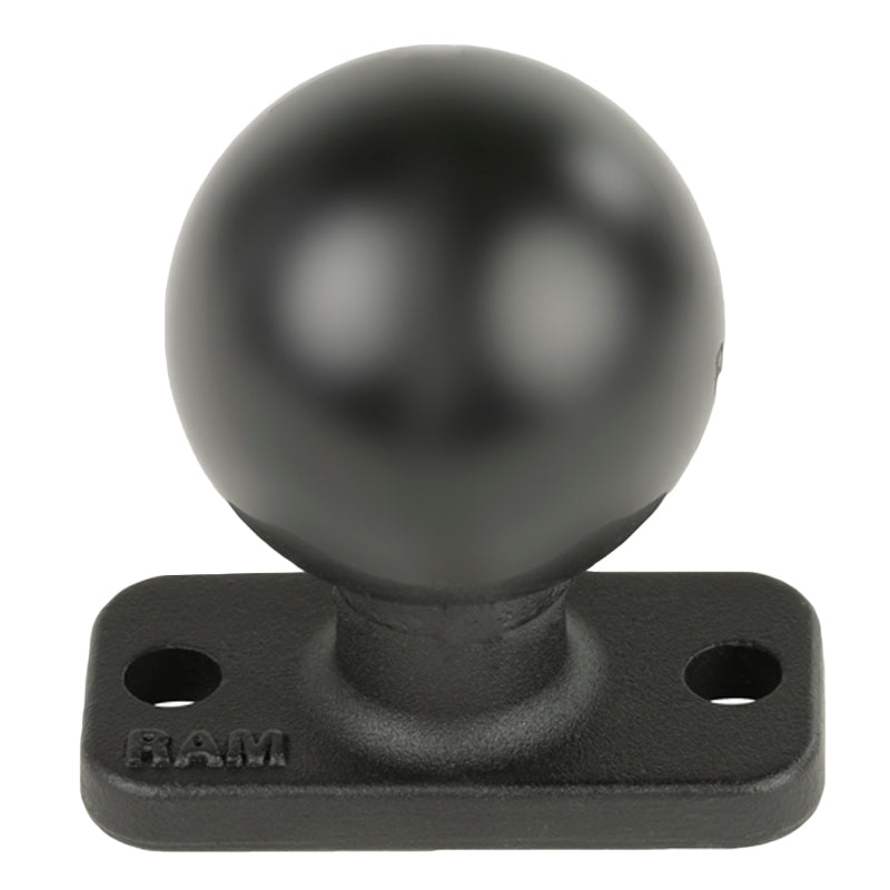 RAM Mount 1" x 2" Rectangular Two Hole Base with 1.5" Ball