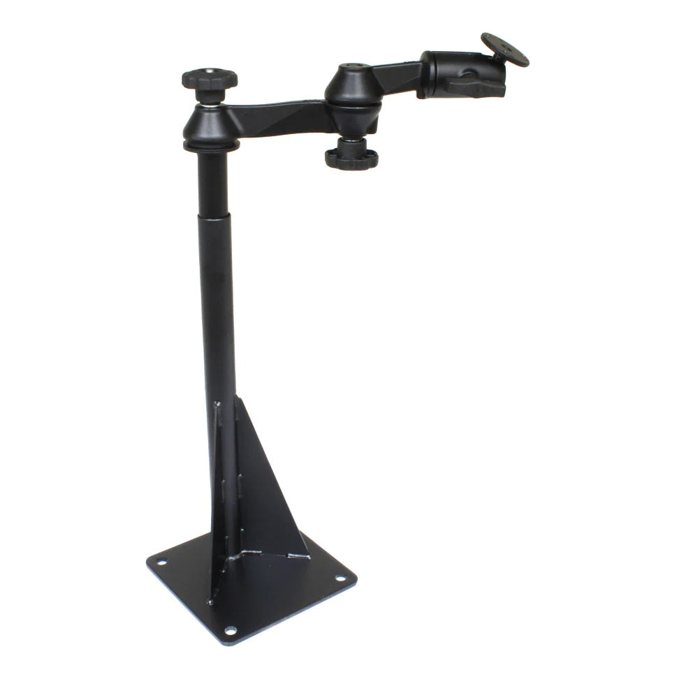 RAM® Universal Drill-Down Vehicle Mount with Dual Swing Arms & Tele-Pole