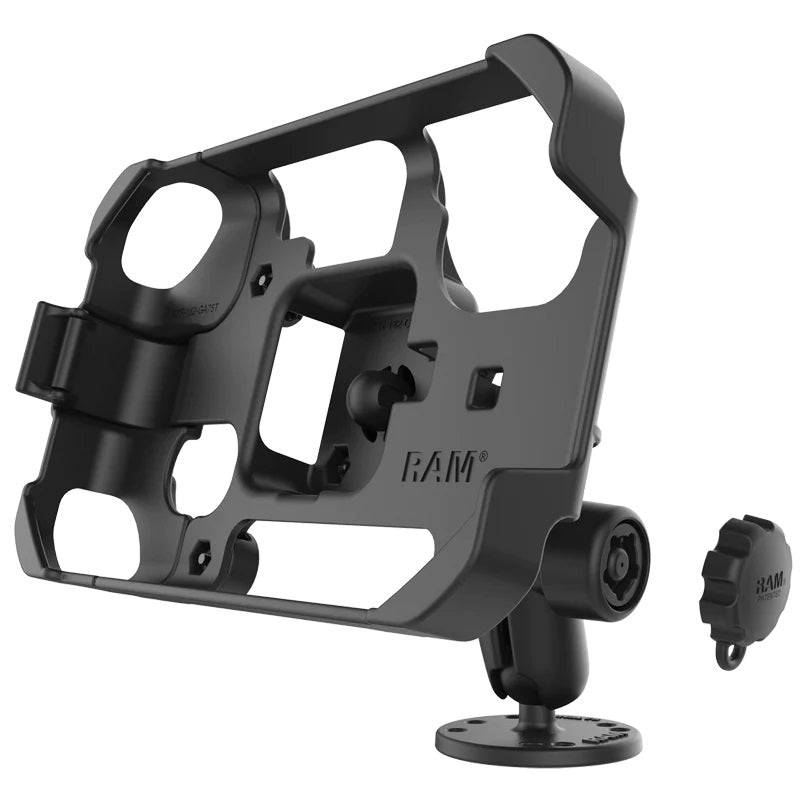 RAM EZ-Roll’r Locking Drill-Down Mount for Garmin Fleet 770, dezl & Overlander GPS