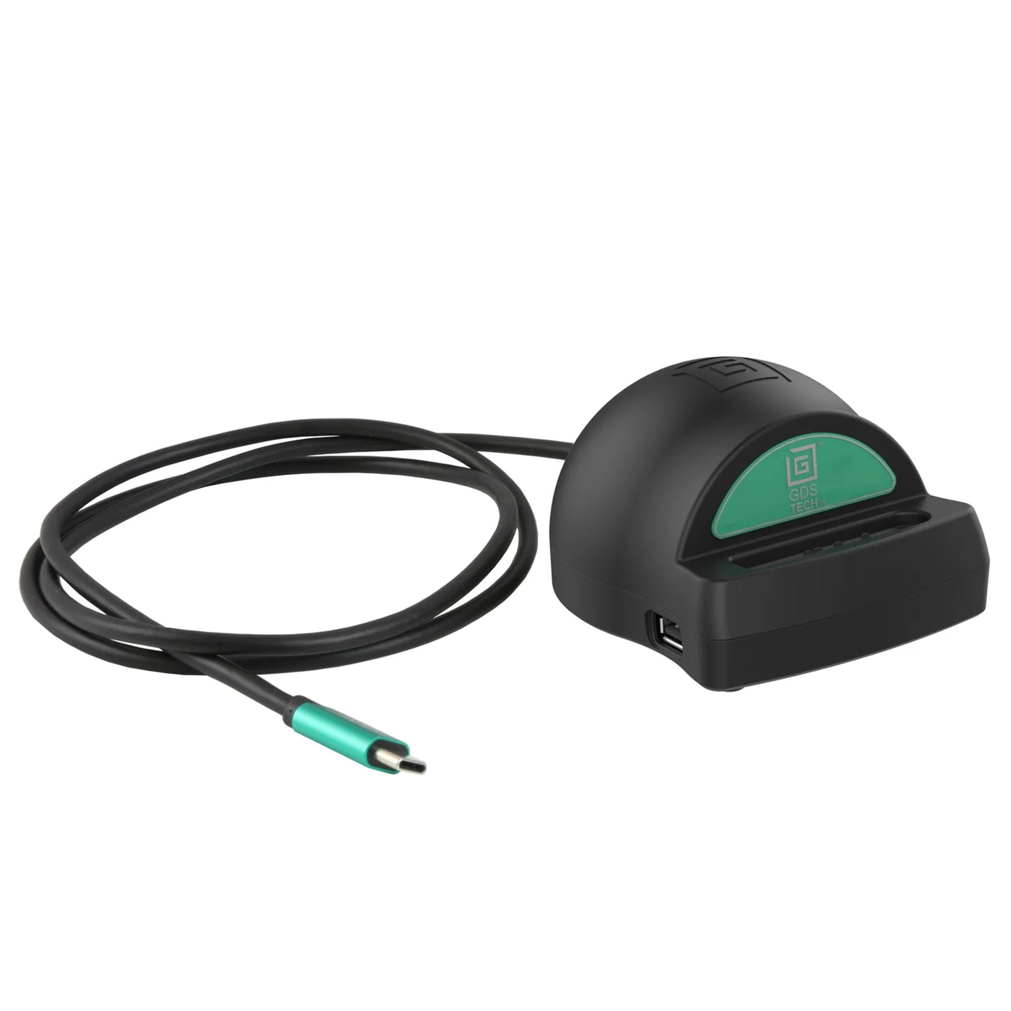 GDS Tech desktop charging dock D7AU for rugged handheld device, front view