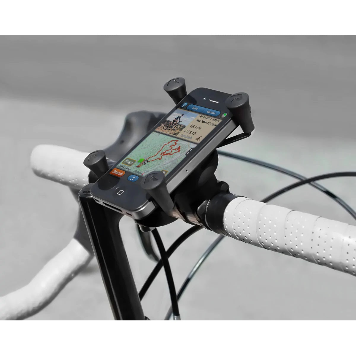 Universal X-Grip Bicycle Phone Mount with EZ-On/Off™ Strap Base – Fits Most Smartphones (RAP-274-1-UN7U)