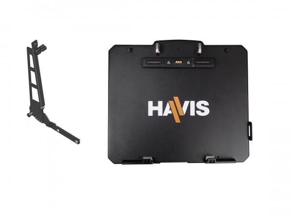 Havis Cradle Package for Getac K120 Convertible Laptop with Adjustable Screen Support