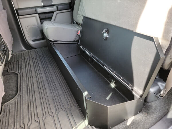 Lockable Under-Seat Storage Box for Ford F-Series | Gadget Mounts