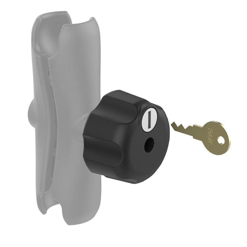 RAM Key Lock Knob with Brass Insert for C Size Socket Arms