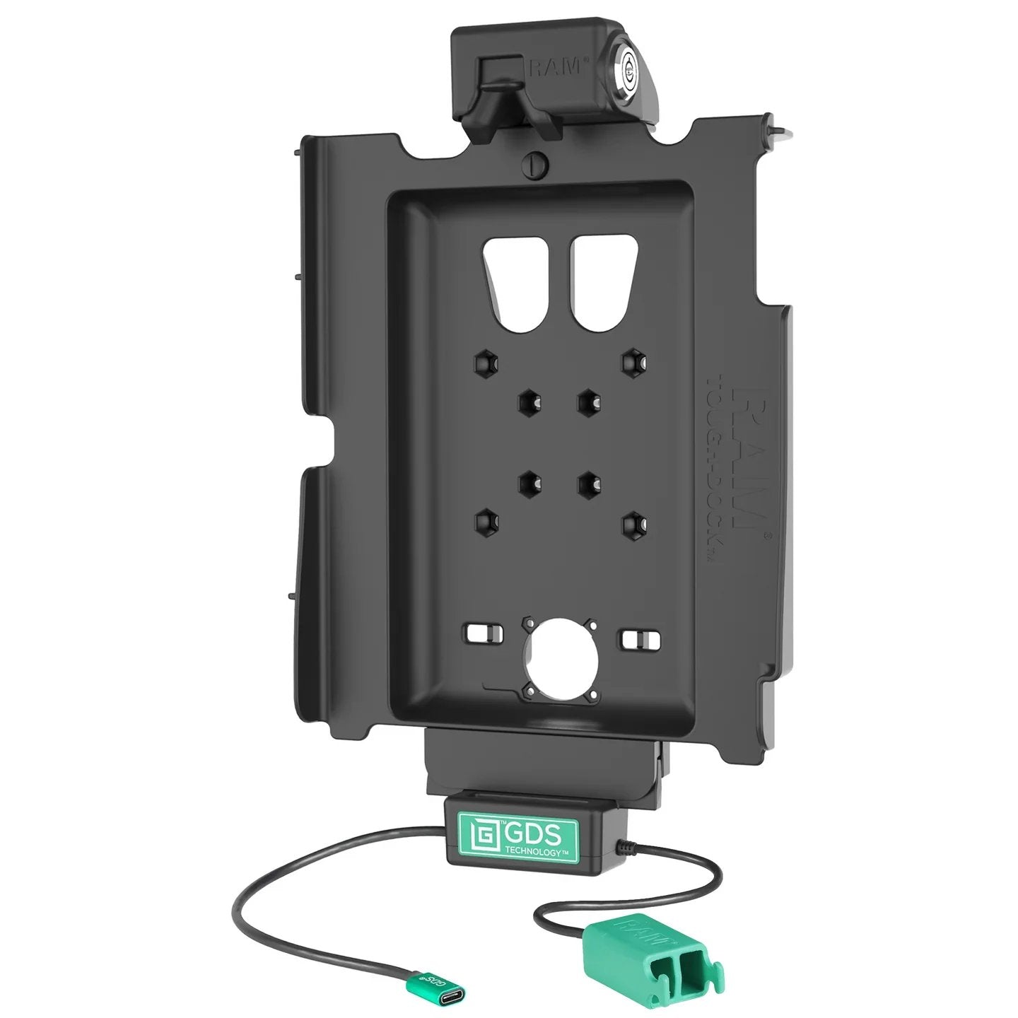 Locking Dock with Dual USB-A for iPad Pro 12.9, Pro 13 & Air 13 | RAM Mounts