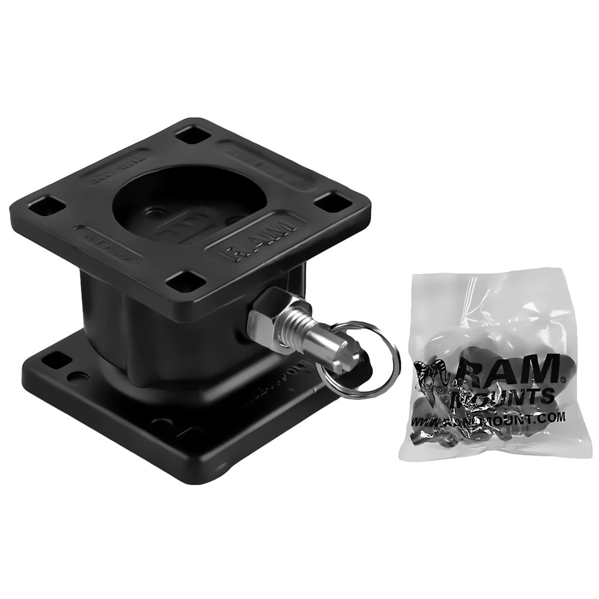 Quick-Release RAM Remove-A-Pole Riser for Tele-Pole Vehicle Laptop Mount Systems